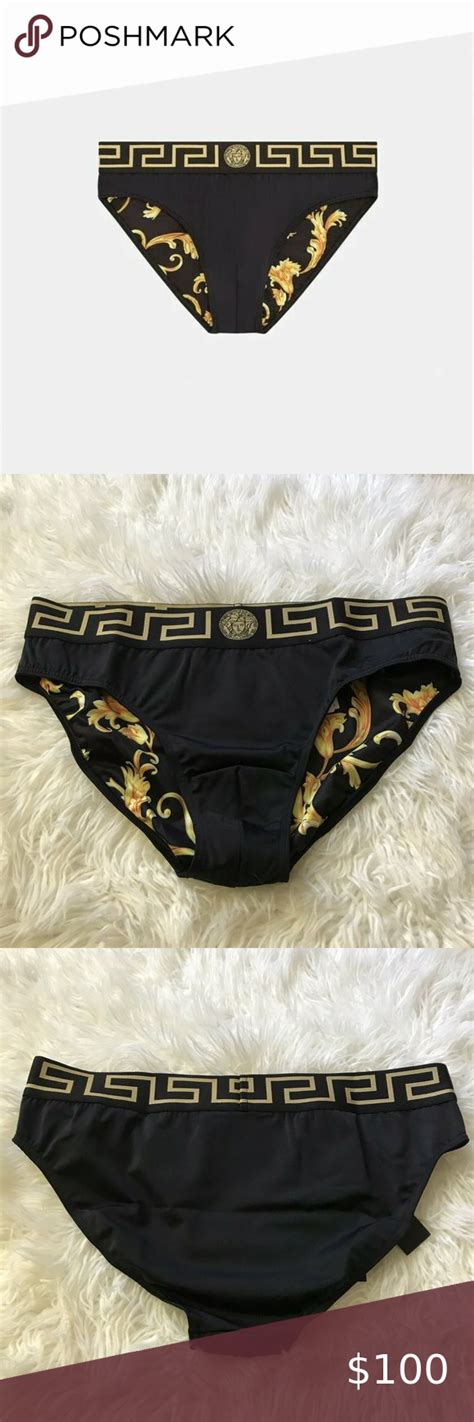 versace men's swim brief